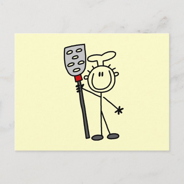 Postal Chef Con Espátula (Anverso)