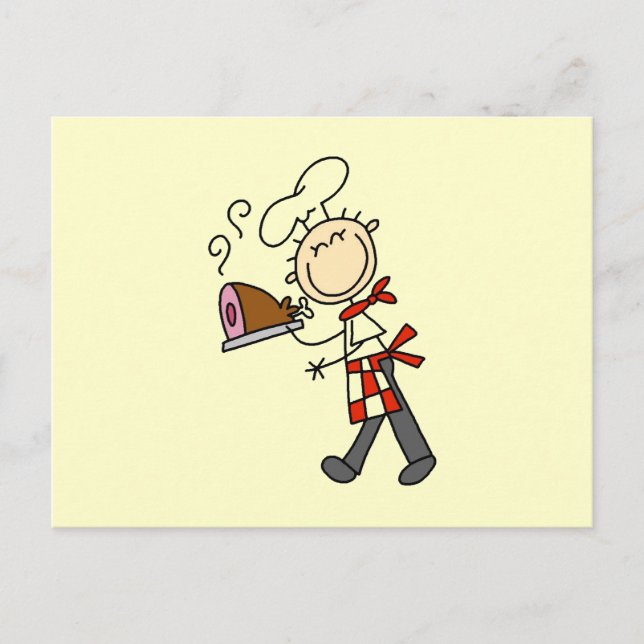 Postal Chef Con Jamón Horneado (Anverso)