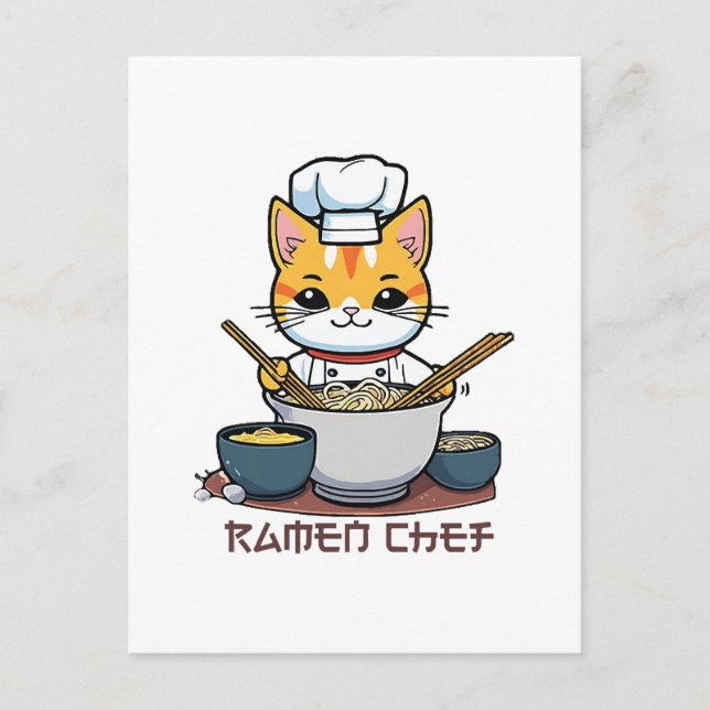 Postal Chef de Ramen (Anverso)