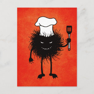 Postal Chef del personaje de la caricatura del Coco del M