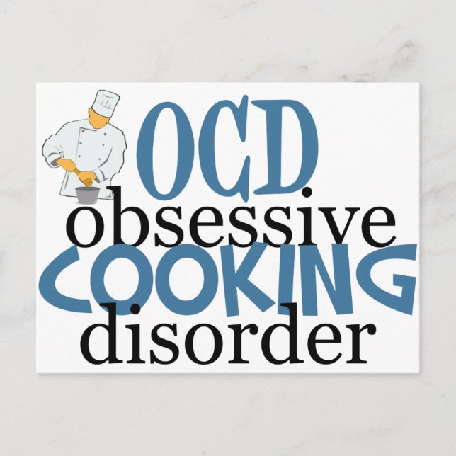 Postal Chef divertido (Anverso)