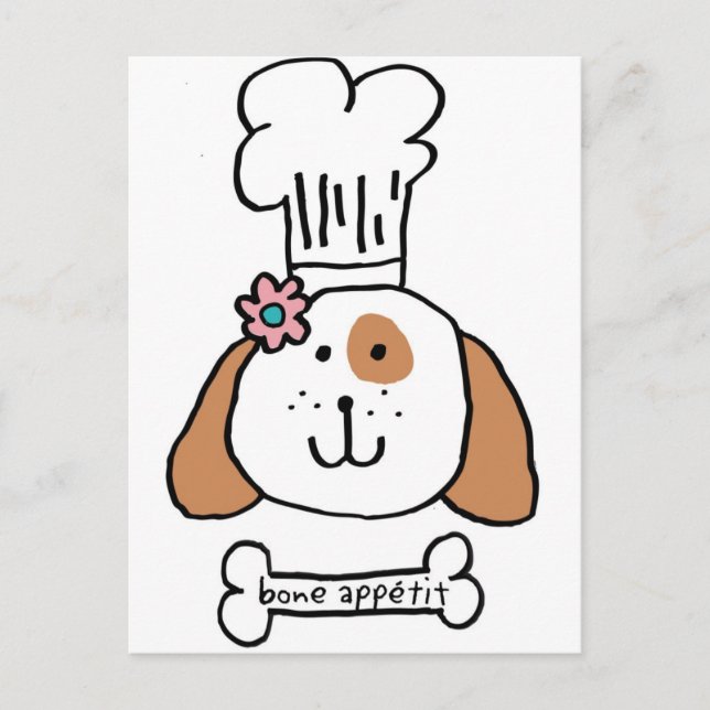 Postal Chef Doggie (Anverso)