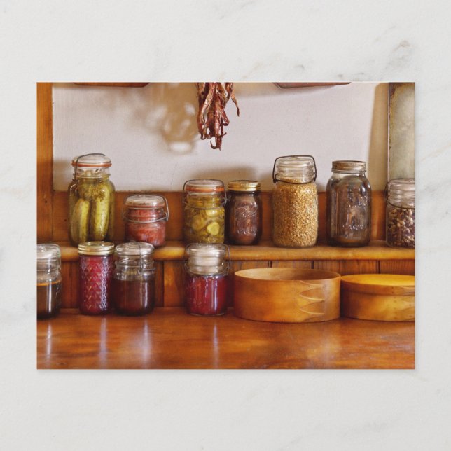 Postal Chef - Me encanta preservar cosas (Anverso)