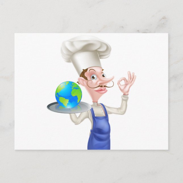 Postal Chef Mundial de Alimentos (Anverso)