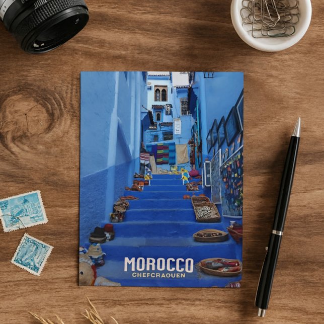 Postal Chefchaouen Los Saludos De La Ciudad Azul De Marru (Subido por el creador)