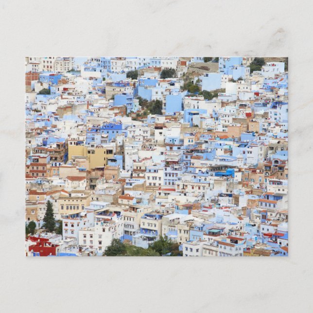 Postal Chefchaouen, Marruecos (Anverso)