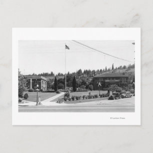 Postal Chehalis, WA Town View y Centro Cívico