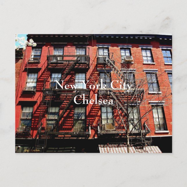 Postal Chelsea NYC (Anverso)