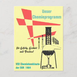 Postal Chemie Werbedesign/Plakatdesign DDR 60er.