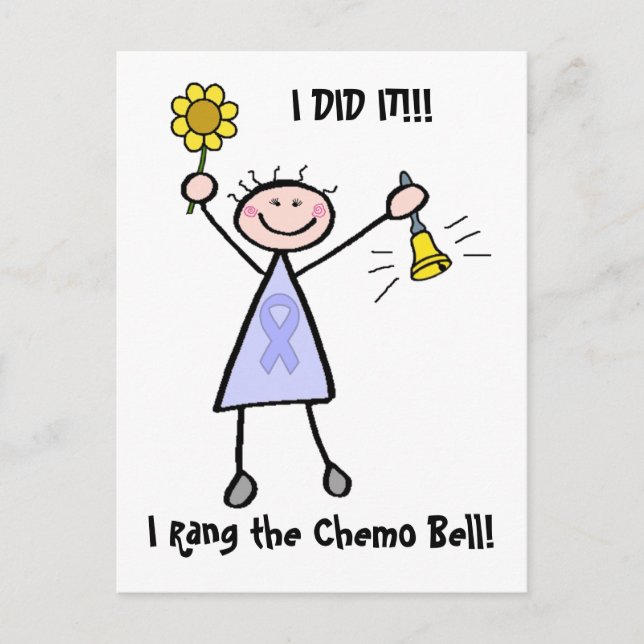 Postal Chemo Bell - Mujer Cáncer General (Anverso)