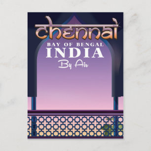 Postal Chennai, Bahía de Bengala en la India oriental