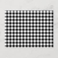 Cheques de Gingham en blanco y negro