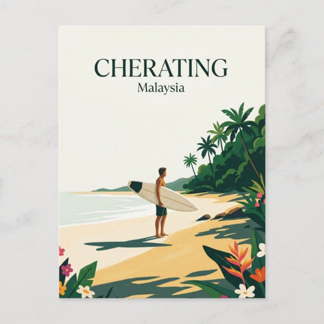 Postal Cherating Malasia (Anverso)