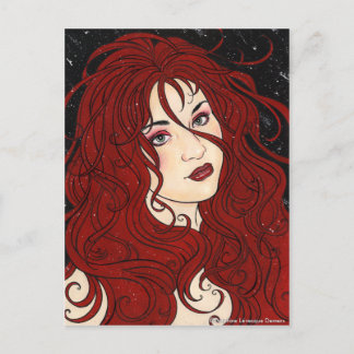 Postal Cherie Pinup Postcard