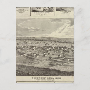 Postal Cherokee, Iowa, 1875 negocios en Centerville
