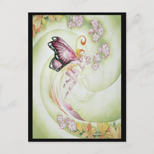 Postal Cherry Blossom Faery (Anverso)