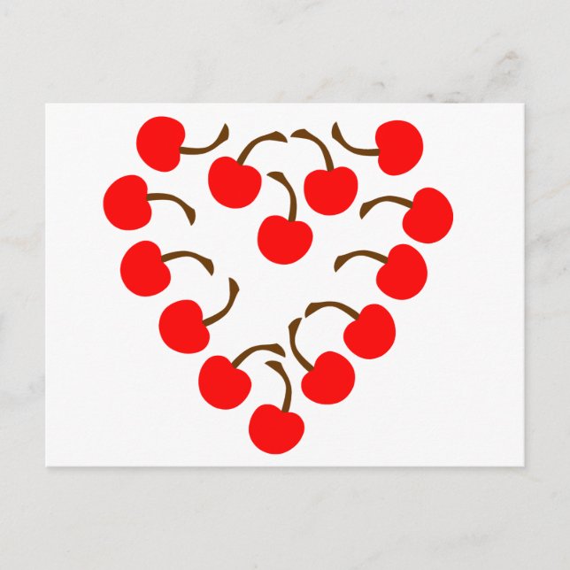Postal Cherry Heart (Anverso)