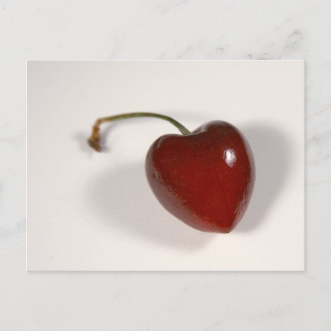 Postal Cherry Heart Postcard (Anverso)