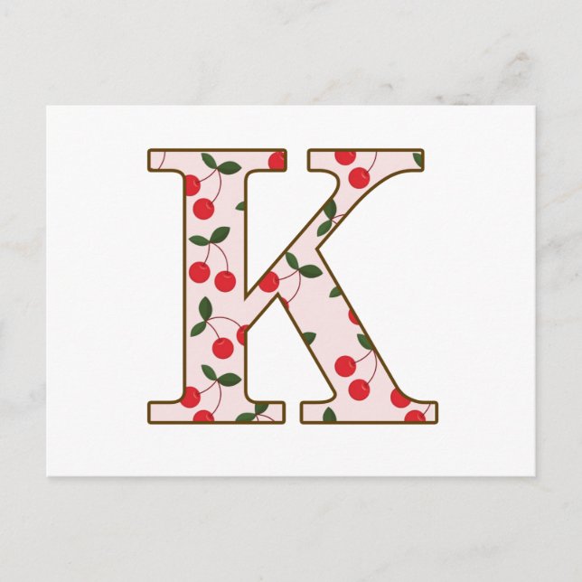 Postal Cherry K (Anverso)