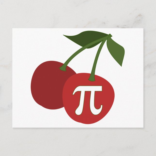 Postal Cherry Pi Day (Anverso)