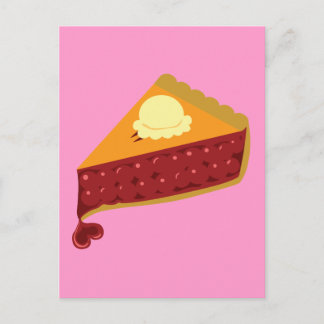 Postal Cherry Pie Heart