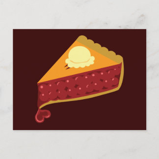 Postal Cherry Pie Heart