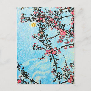 Postal Cherry Tree Postcard
