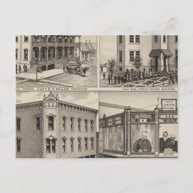 Postal Cherryvale, Kansas (Anverso)