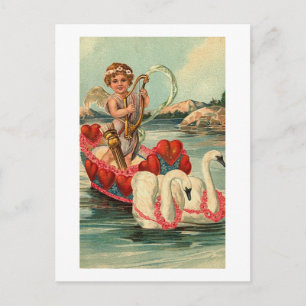 Postal Cherub con Swan Bote