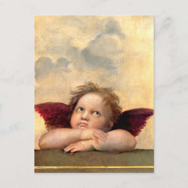 Postal Cherub por Raphael (Anverso)