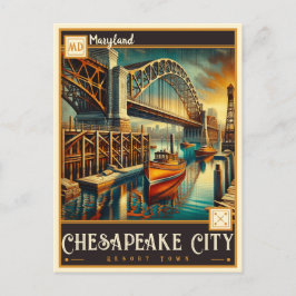 Postal Chesapeake City, Maryland  | Antiguo