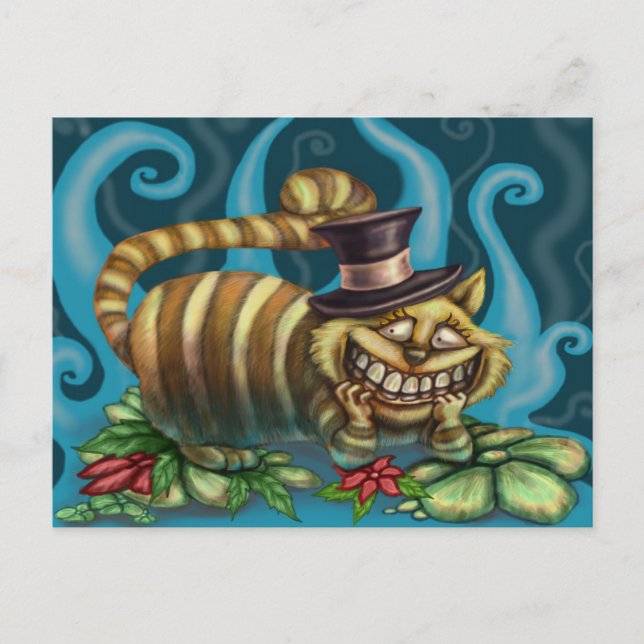 Postal Cheshire Cat (Anverso)