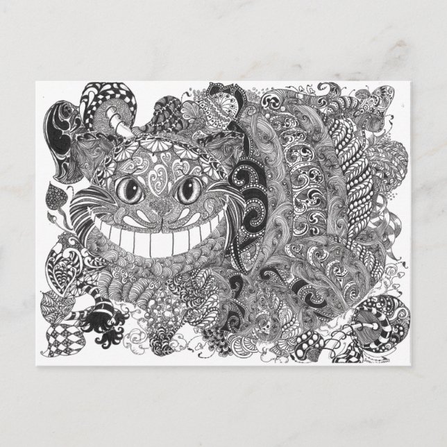 Postal Cheshire Cat (Anverso)
