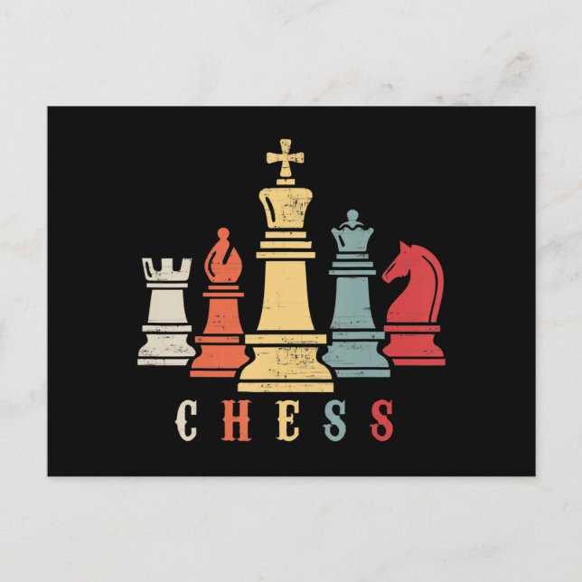 Postal Chess Lover | Regalo de jaque mate de ajedrez (Anverso)
