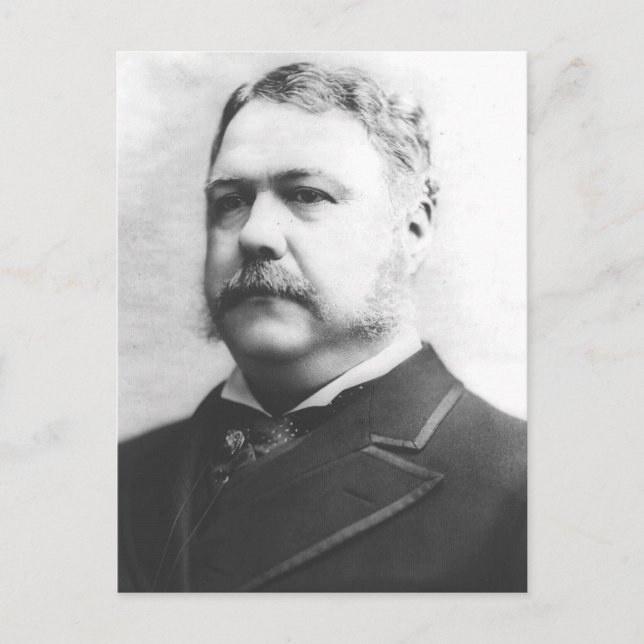 Postal Chester A. Arthur 21ª Presidenta (Anverso)