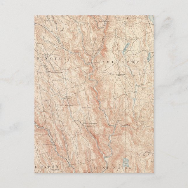 Postal Chesterfield, Massachusetts (Anverso)