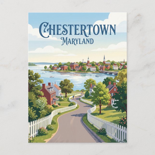 Postal Chestertown Maryland (Anverso)