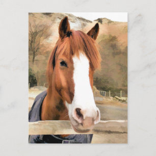 POSTAL CHESTNUT HORSE