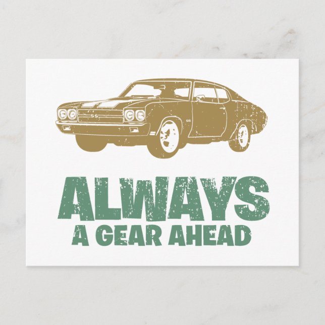 Postal Chevelle Chevelle SS 454 de 1970 (Anverso)