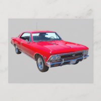 Chevelle Chevy Chevelle roja 1966 SS 396
