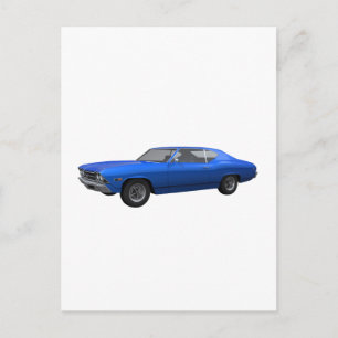 Postal Chevelle SS de 1969: Fin azul