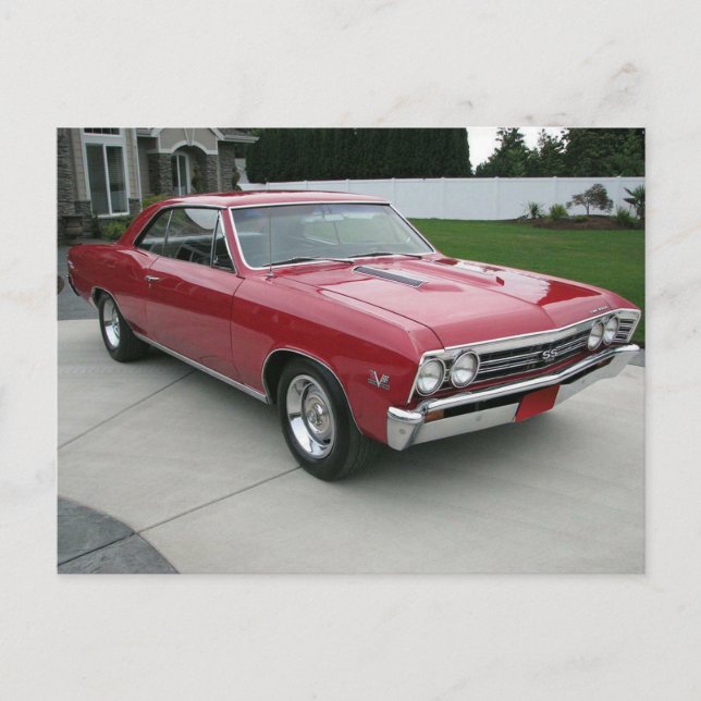 Postal Chevelle SS de 67' (Anverso)