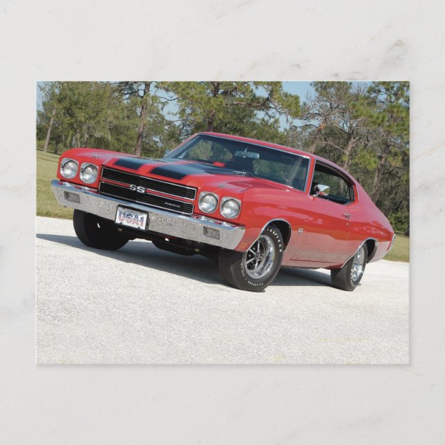 Postal Chevelle SS de 70' (Anverso)