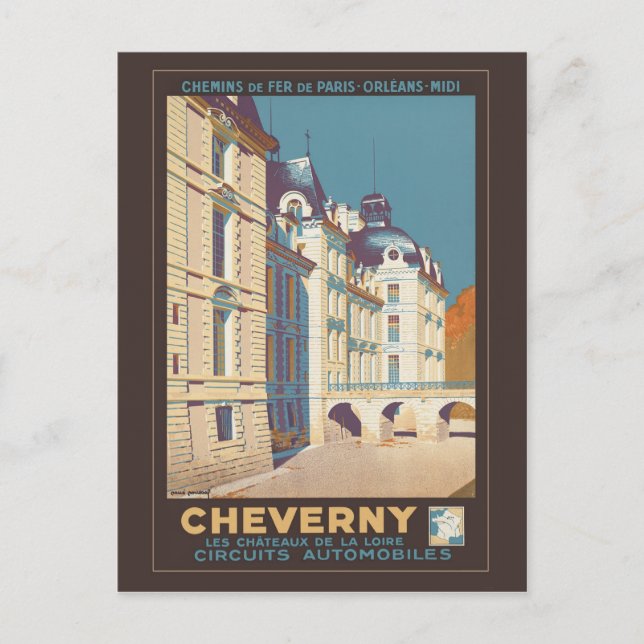 Postal Cheverny (Anverso)