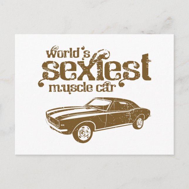 Postal Chevrolet Camaro SS 396 1967 (Anverso)