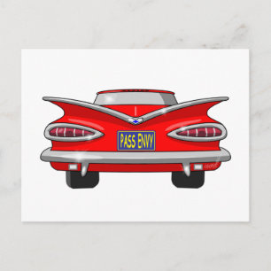Postal Chevrolet Chevy Impala Pass Envy 1959