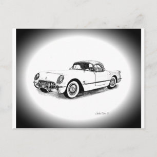 Postal Chevrolet Corvette 1954