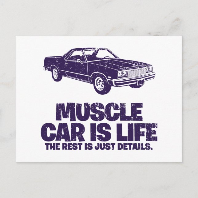 Postal Chevrolet El Camino De 1977 (Anverso)