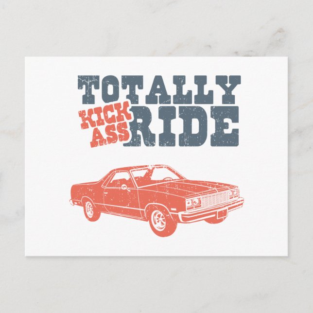 Postal Chevrolet El Camino De 1977 (Anverso)