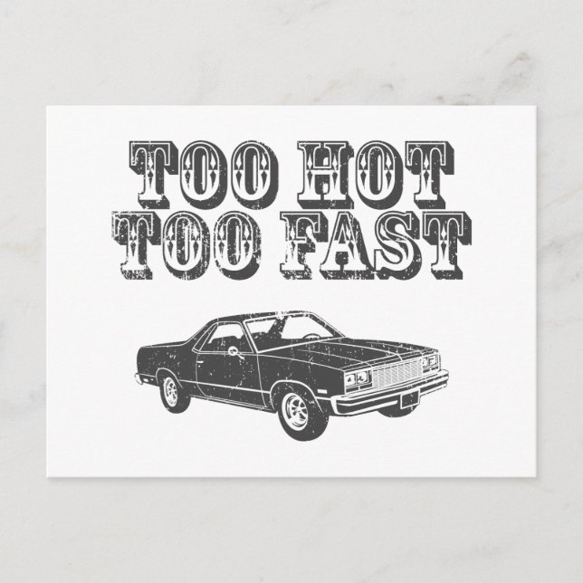 Postal Chevrolet El Camino De 1977 (Anverso)